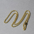 14k Yellow Gold Diamond Cut Cable Link Chain (2.20 mm) by Avera Group
