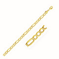 14k Yellow Gold Lite Figaro Chain (6.60 mm) by Avera Group