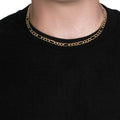 14k Yellow Gold Lite Figaro Chain (6.60 mm) by Avera Group