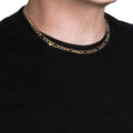 14k Yellow Gold Lite Figaro Chain (6.60 mm) by Avera Group