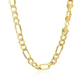 14k Yellow Gold Lite Figaro Chain (6.60 mm) by Avera Group