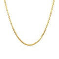14k Yellow Gold Classic Box Chain (1.40 mm) by Avera Group