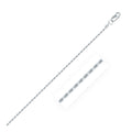 Sterling Silver Diamond Cut Rope Style Chain (1.40 mm) by Avera Group