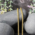 14k Yellow Gold Light Weight Wheat Chain (3.20 mm) by Avera Group