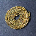 14k Yellow Gold Light Weight Wheat Chain (3.20 mm) by Avera Group