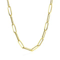 10K Yellow Gold Lite Paperclip Chain (4.20 mm) by Avera Group