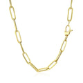 10K Yellow Gold Lite Paperclip Chain (4.20 mm) by Avera Group