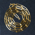 10K Yellow Gold Lite Paperclip Chain (4.20 mm) by Avera Group