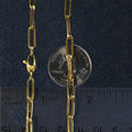 10K Yellow Gold Lite Paperclip Chain (4.20 mm) by Avera Group