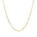 14k Yellow Gold Singapore Chain (1.30 mm) by Avera Group