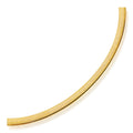 6.0mm 14k Two Tone Gold Reversible Omega Necklace by Avera Group