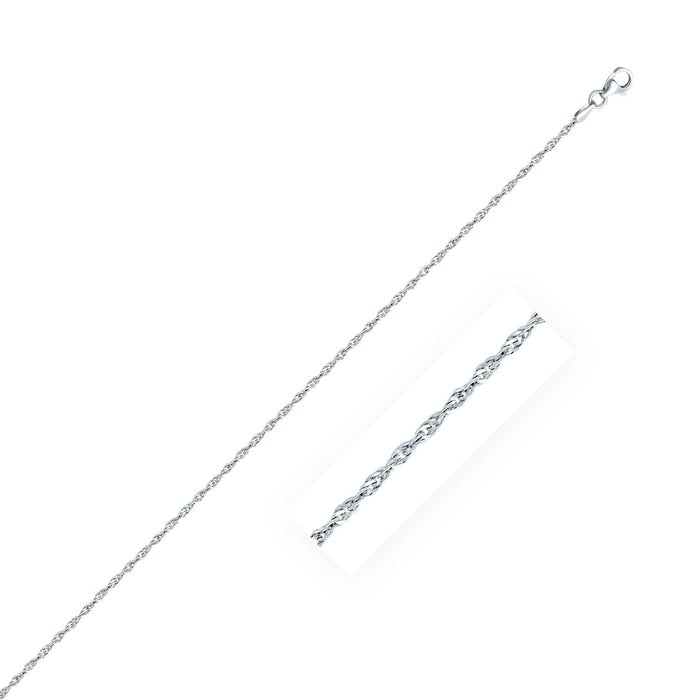 Sterling Silver 2.0mm Singapore Style Chain by Avera Group