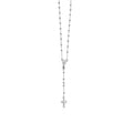 Fine Rosary Chain and Bead Necklace in Sterling Silver by Avera Group