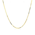 18k Yellow Gold Classic Box Chain (0.85 mm) by Avera Group
