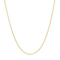 14k Yellow Gold Bead Chain 1.0mm (1.00 mm) by Avera Group
