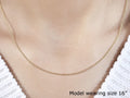 14k Yellow Gold Bead Chain 1.0mm (1.00 mm) by Avera Group