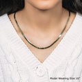 14k Yellow Gold Super Flex Herringbone Chain (3.80 mm) by Avera Group