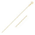 14k Yellow Gold Singapore Chain 0.6mm (0.60 mm) by Avera Group