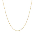 14k Yellow Gold Singapore Chain 0.6mm (0.60 mm) by Avera Group