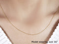 14k Yellow Gold Singapore Chain 0.6mm (0.60 mm) by Avera Group