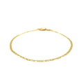10k Yellow Gold Mariner Link Anklet 1.7mm by Avera Group