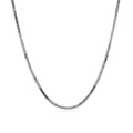 14k White Gold Milano Chain (1.10 mm) by Avera Group