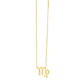 14K Yellow Gold Virgo Necklace by Avera Group