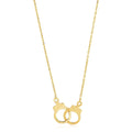 14k Yellow Gold High Polish Handcuff Necklace by Avera Group
