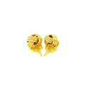 Love Knot Post Earrings in 14k Yellow Gold by Avera Group