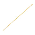 14k Yellow Gold Spaced Bead Bracelet (3mm) by Avera Group