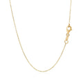 14k Yellow Gold Necklace with Interlocking Petite Rectangles by Avera Group
