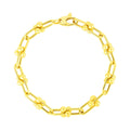 14k Yellow Gold 7 1/2 inch Jax Chain Bracelet (5.00 mm) by Avera Group