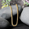 14k Yellow Gold Square Franco Chain (3.00 mm) by Avera Group