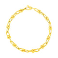 14k Yellow Gold 7 1/2 inch Jax Chain Bracelet (4.00 mm) by Avera Group