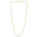 Moon Cut Bead Chain in 14k Yellow Gold (2.0 mm) by Avera Group