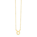 14K Yellow Gold Taurus Necklace by Avera Group