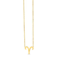 14K Yellow Gold Aries Necklace by Avera Group