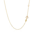 14k Tri-Color Gold Rosary Chain Necklace by Avera Group