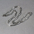 14k White Gold Bold Paperclip Chain (4.20 mm) by Avera Group
