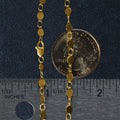 14k Yellow Gold Bracelet with Polished Circles by Avera Group