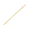 3.5mm 14k Yellow Gold Bismark Bracelet