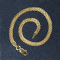 3.5mm 14k Yellow Gold Bismark Bracelet by Avera Group