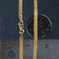 3.5mm 14k Yellow Gold Bismark Bracelet by Avera Group