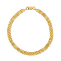 4.7mm 14k Yellow Gold Bismark Bracelet by Avera Group