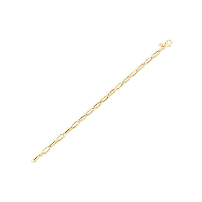 14k Yellow Gold La Goccia Link Bracelet by Avera Group