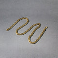 14k Yellow Gold Fancy Byzantine Chain Necklace by Avera Group