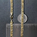 14k Yellow Gold Fancy Byzantine Chain Necklace by Avera Group