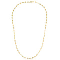 14k Yellow Gold Necklace with Polished Circles by Avera Group
