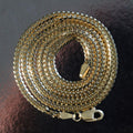 2.6mm 14k Yellow Gold Classic Solid Miami Cuban Chain by Avera Group