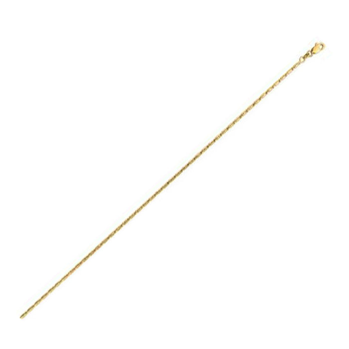 14k Yellow Gold Lumina Pendant Chain (2.11 mm) by Avera Group